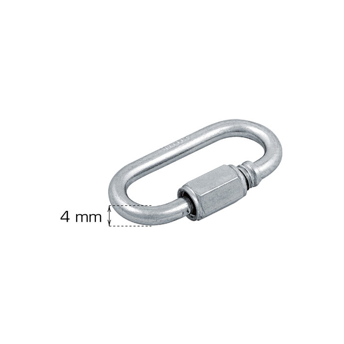 Sikkerhetsledd skrue 4 mm  - 2 stk.